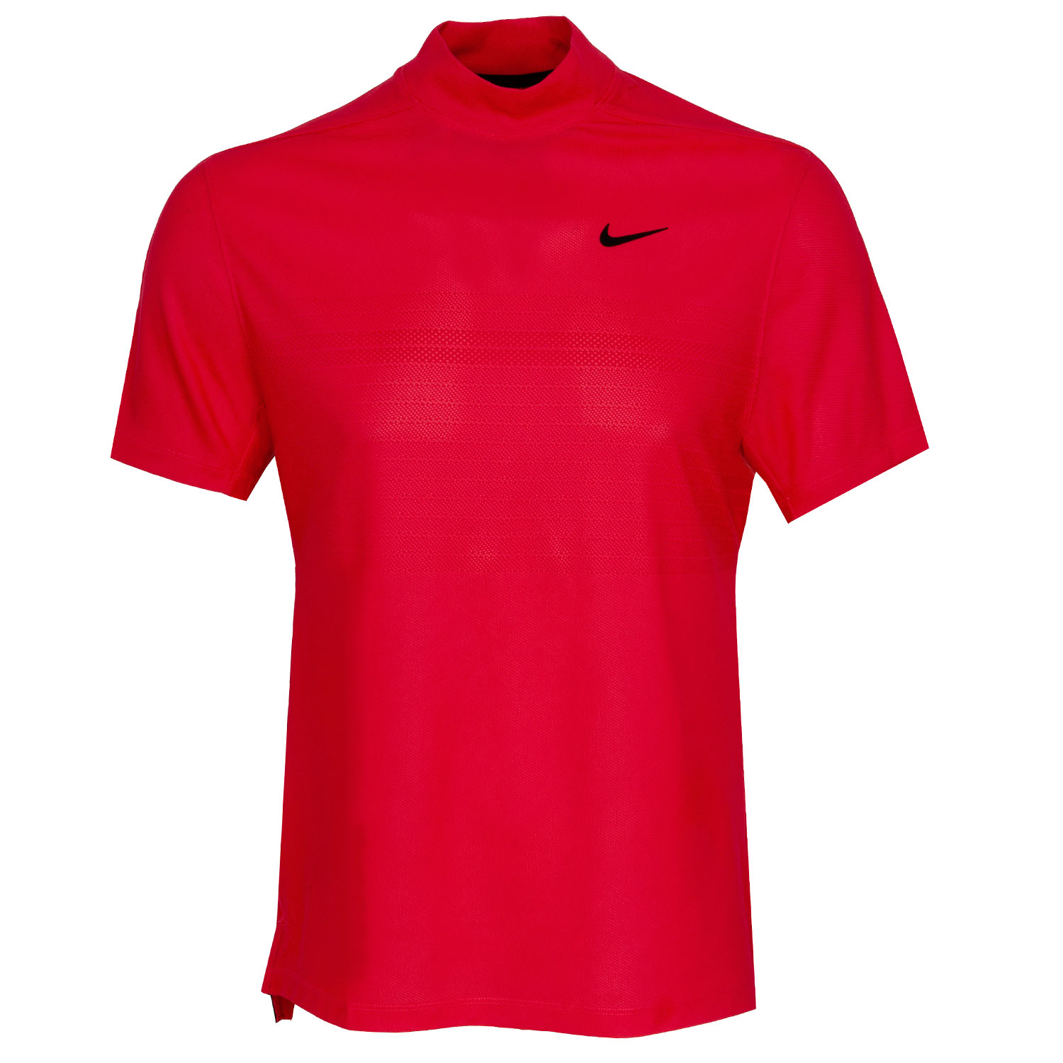 Nike Dri FIT ADV Tiger Woods Mock Neck Golf Polo Ember Glow